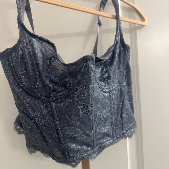 Skims Blue and Silver corset NWT M - Picture 2 of 4